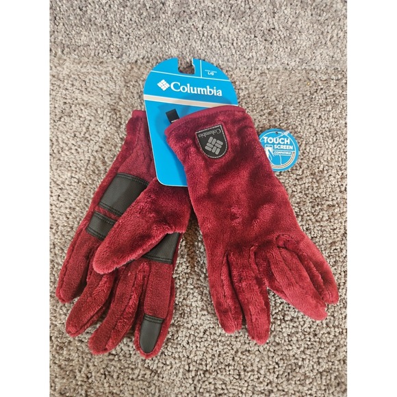 Columbia Accessories - WOMENS COLUMBIA FLEECE GLOVES L . WINE